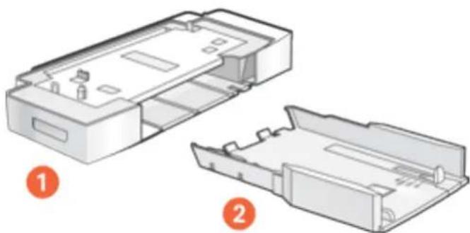 HP Deskjet 6127 - 250-sheet plain paper tray description - 1