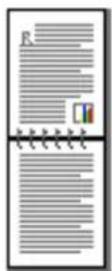 HP Deskjet 6127 - binding margin is in the wrong place - 4