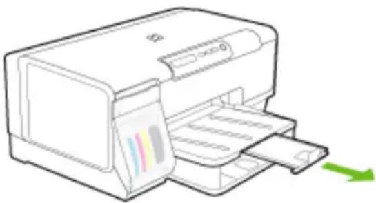 HP Officejet Pro K5400TN - Media is not coming out correctly - 1
