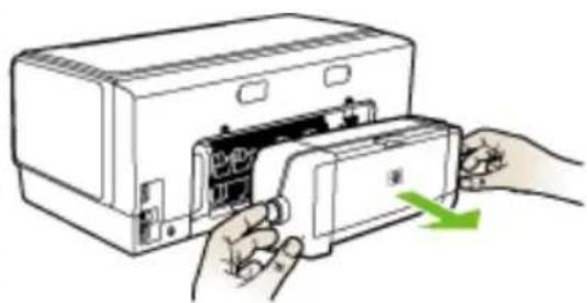 HP Officejet Pro K5400TN - To clear a jam - 2