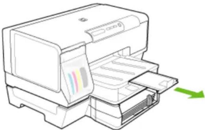 HP Officejet Pro K5400TN - To load Tray 2 - 4