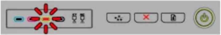 HP Officejet Pro K5400TN - Interpreting control-panel lights - 11