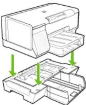 HP Officejet Pro K5400TN - To install Tray 2 - 2