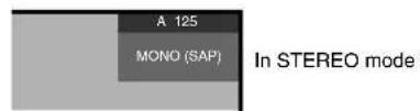 PIONEER PRO-930HD - When receiving MONO + SAP sound signals - 1
