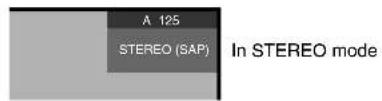 PIONEER PRO-930HD - When receiving STEREO + SAP sound signals - 1