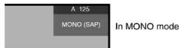 PIONEER PRO-930HD - When receiving STEREO + SAP sound signals - 3