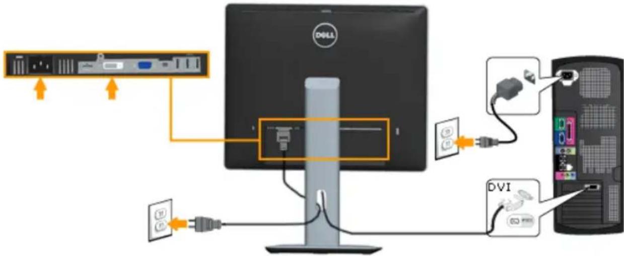 DELL P1914S - Connecting Your Monitor - 3