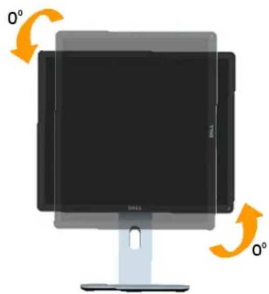 DELL P1914S - Rotating the Monitor - 3