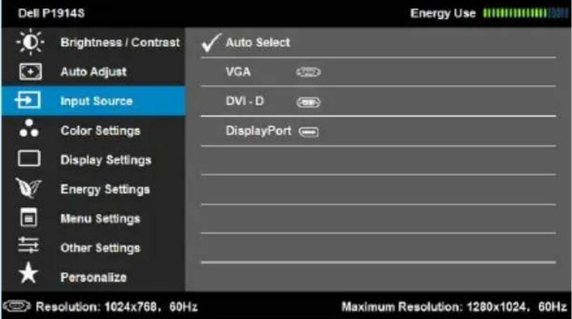 DELL P1914S - Auto Adjustment in Progress... - 2