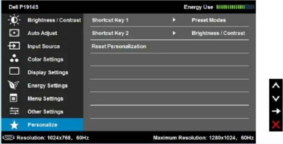 DELL P1914S - Menu Settings - 6