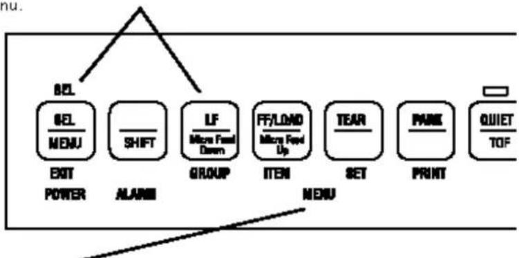 OKI Microline 591 - Exiting the Menu Mode - 1