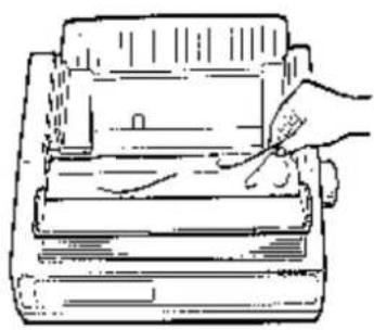 OKI Microline 590 - Remove the Protective Film - 2