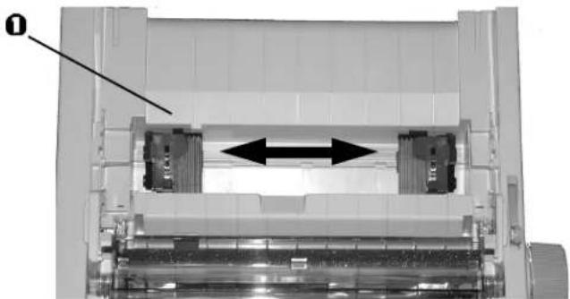 OKI Microline 420N - Loading Rear Feed Paper from the Front of the Printer - 6
