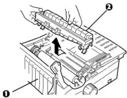 OKI Microline 420N - CAUTION! - 1