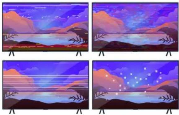 SAMSUNG QN65Q70A - When the TV screen does not display properly - 4