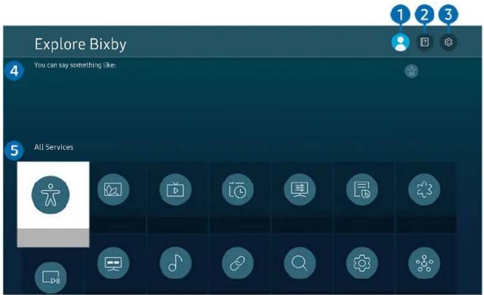 SAMSUNG QN65Q60A - Learning about the Explore Bixby Screen - 1