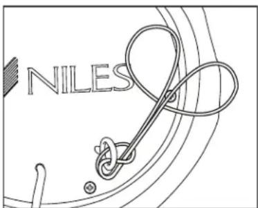 Niles RS6 Pro - INSTALLING THE SECURITY BRACKET AND CABLE - 5