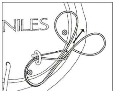 Niles RS6 Pro - INSTALLING THE SECURITY BRACKET AND CABLE - 4