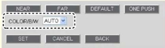 SANYO VCC-HD2100P - Press the SET button for 2 seconds or more. - 2