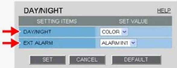 SANYO VCC-HD2100P - Switching camera between color and black-and-white video modes when an external control signal is received - 1