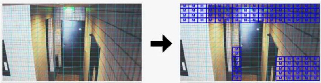 SANYO VCC-HD2100P - Drag the mouse over live video/image to select the area you want to mask. - 1