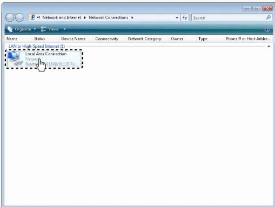 SANYO VCC-HD2100P - Click [Manage network connections]. - 1