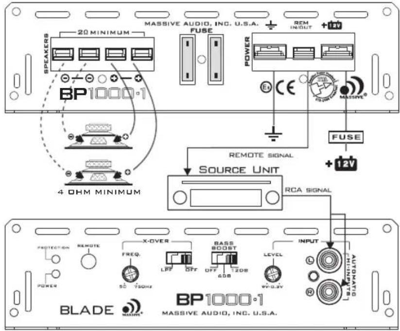 Massive Blade BP1000.1 V2 - WIRING DIAGRAM - 1