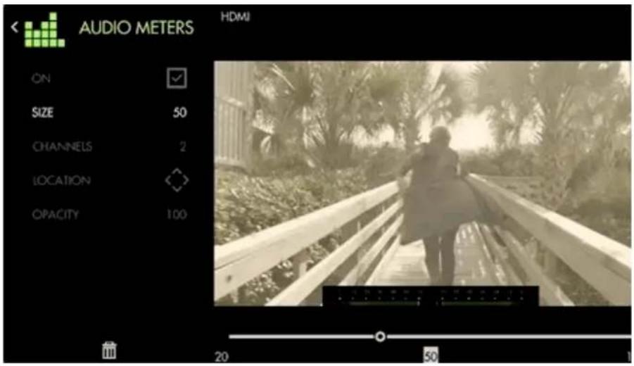SmallHD Focus 7 - Audio Meters - Quick Start - 2