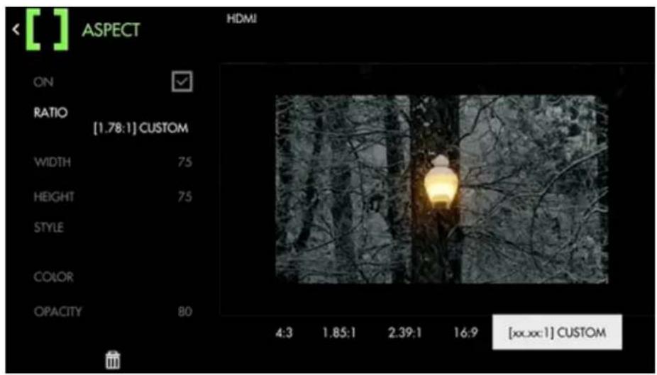 SmallHD Focus 7 - Aspect (guides) - 2