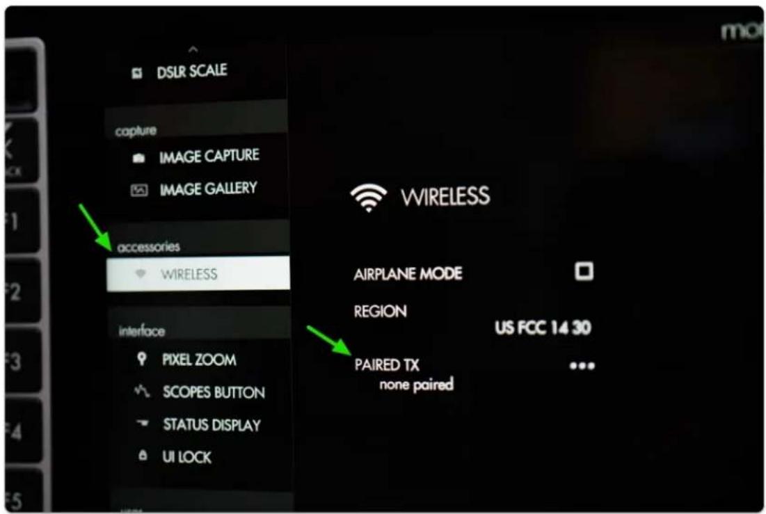 SmallHD Focus 7 - Enabling Pairing mode on 703 Bolt - 2