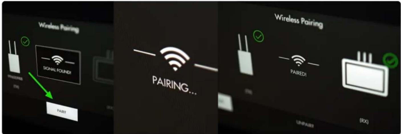 SmallHD Focus 7 - Pairing to a Teradek Transmitter (TX) - 5
