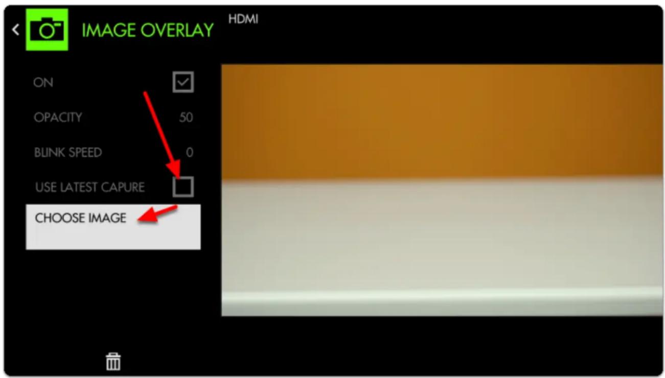SmallHD Focus 7 - Image Overlay - Quick Start - 5