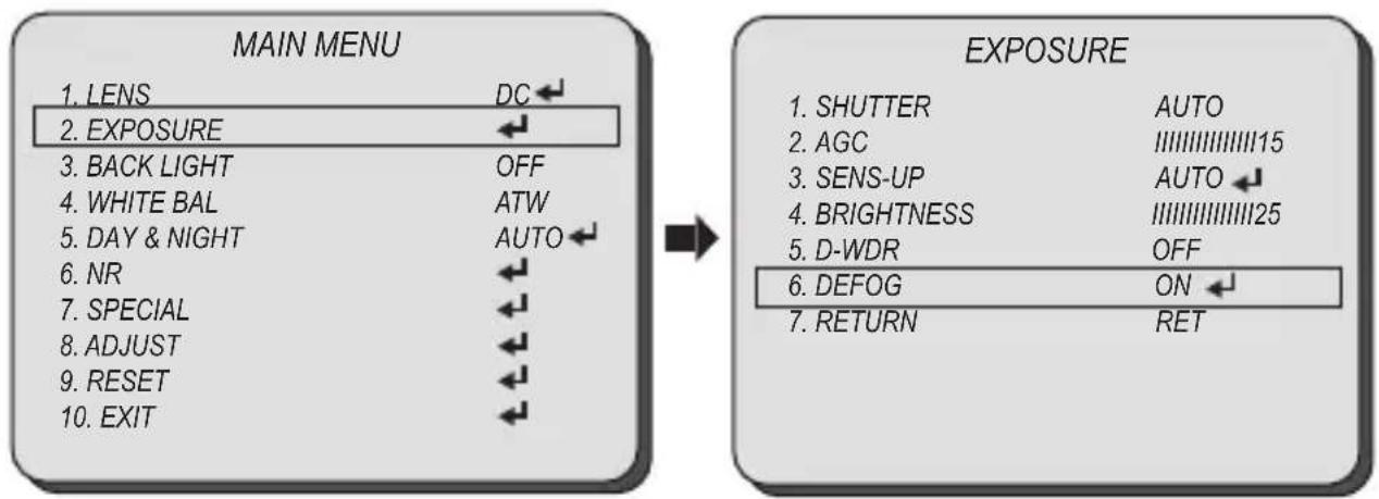 MARSHALL CV500-M2 - ■ D-WDR : DWDR(ACCE) illuminates darker areas of an image while retaining the same light level for brighter areas to even out the overall brightness of images with high contrast between bright and dark areas. - 2