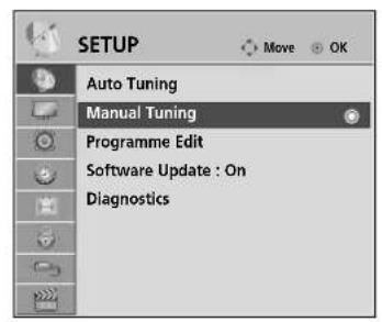LG 55LH95QD - MANUAL PROGRAMME TUNING (IN ANALOGUE MODE) - 1