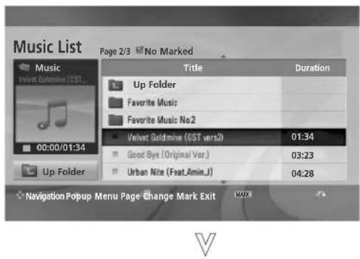 LG 55LH95QD - Music Selection and PopUp Menu - 1