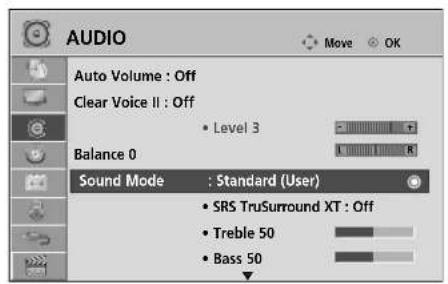 LG 55LH95QD - SOUND SETTING ADJUSTMENT -USER MODE - 1