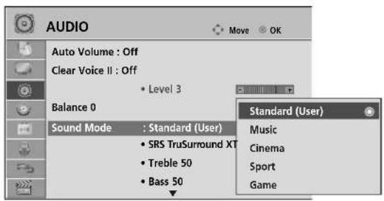 LG 55LH95QD - SOUND SETTING ADJUSTMENT -USER MODE - 3