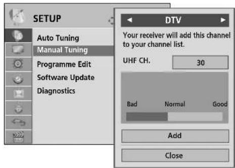 LG 55LH95QD - MANUAL PROGRAMME TUNING (IN DIGITAL MODE) - 2