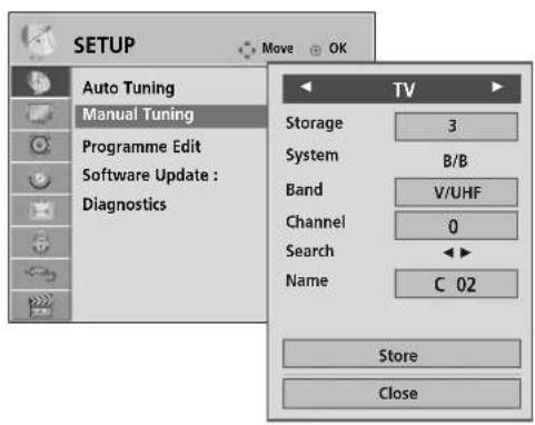 LG 55LH95QD - MANUAL PROGRAMME TUNING (IN ANALOGUE MODE) - 3