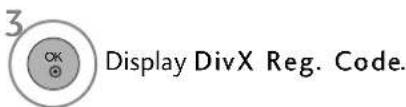 LG 55LH95QD - DIVX REGISTRATION CODE - 6