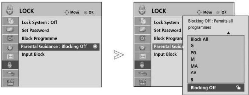 LG 55LH95QD - PARENTAL CONTROL (IN DIGITAL MODE ONLY) - 1