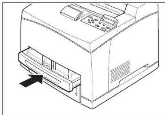 TALLYGENICOM Intelliprint 9035 - Loading paper larger than A4 size in the paper tray - 9