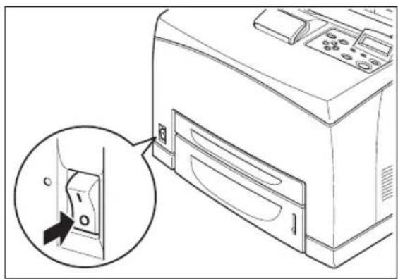 TALLYGENICOM Intelliprint 9035 - Installing the Offset Catch Tray - 1