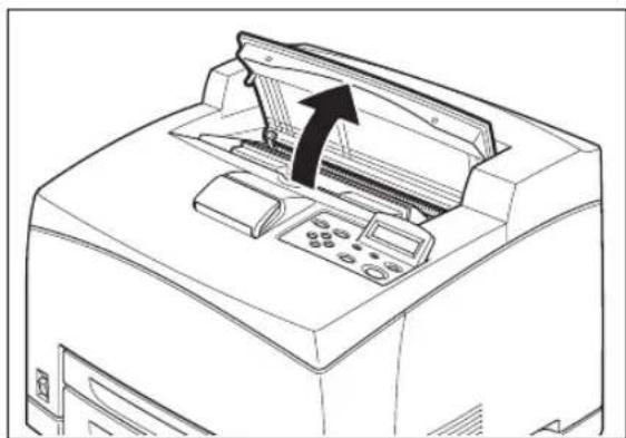 TALLYGENICOM Intelliprint 9035 - Replacing the Transfer Roll Cartridge - 3