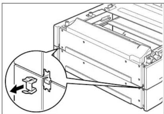 TALLYGENICOM Intelliprint 9035 - Uninstalling the Tray Module - 9