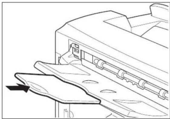 TALLYGENICOM Intelliprint 9035 - Uninstalling the Rear Tray - 1