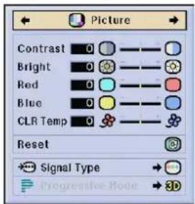 SHARP XG-P25X - e. g. RGB input in INPUT 1 or 2 mode - 1