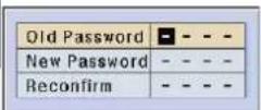 SHARP XG-P25X - Changing the Password - 2