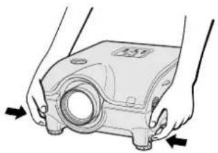 SHARP XG-P25X - Using the Adjustment Feet - 1