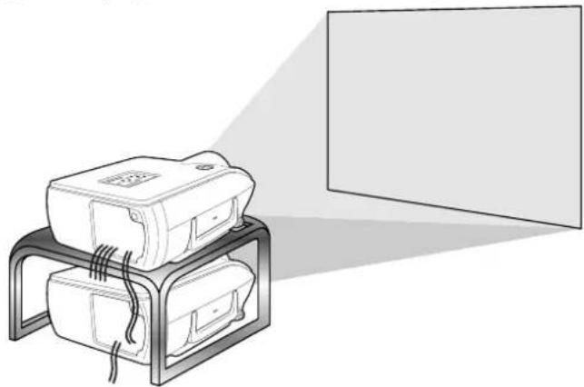 SHARP XG-P25X - Stack Projection - 1